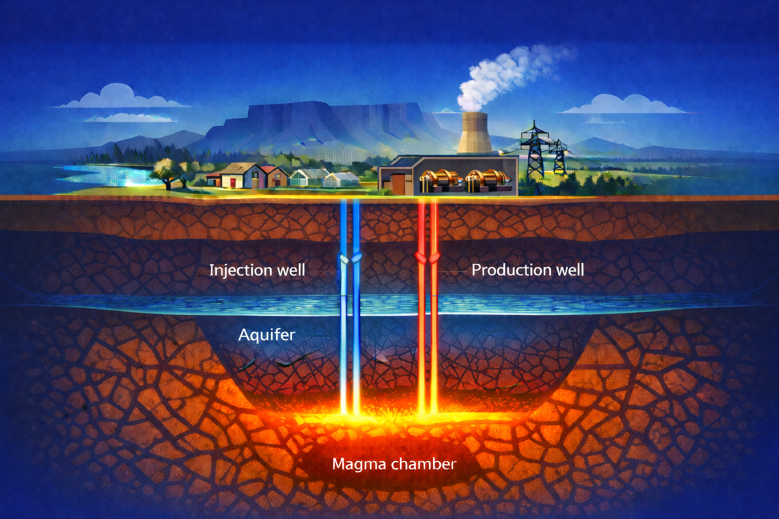 Geothermal capture